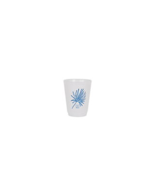 Tybee Island Palm Frosted Cups (Set of 10)