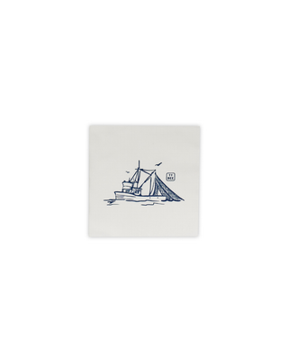 Tybee Island Shrimp Boat Cocktail Napkins